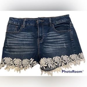 3 for 25 - Lace High Rise Shorts - size 9